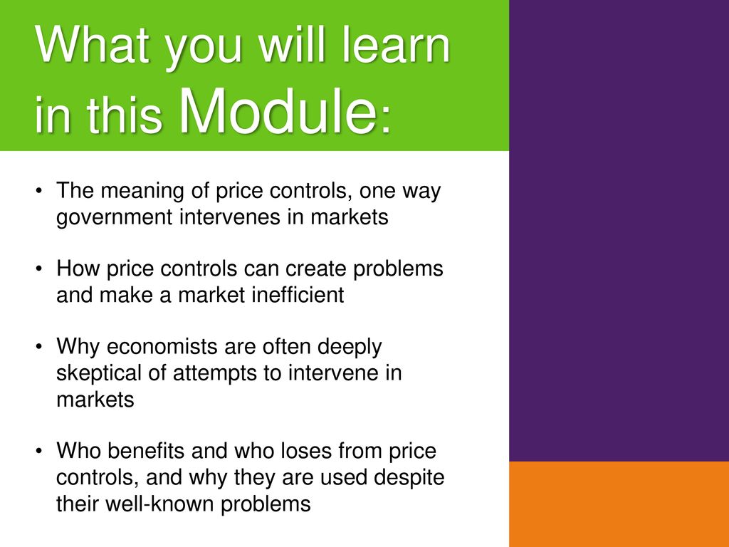 Module Supply And Demand Price Controls Ceilings And