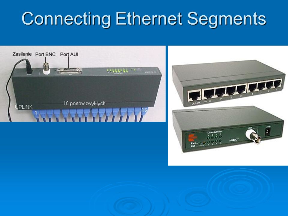 Connecting Ethernet Segments