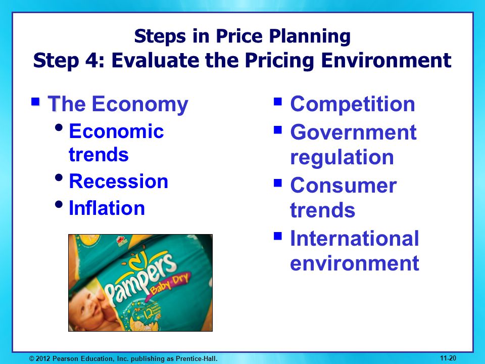 Steps in Price Planning Step 4: Evaluate the Pricing Environment