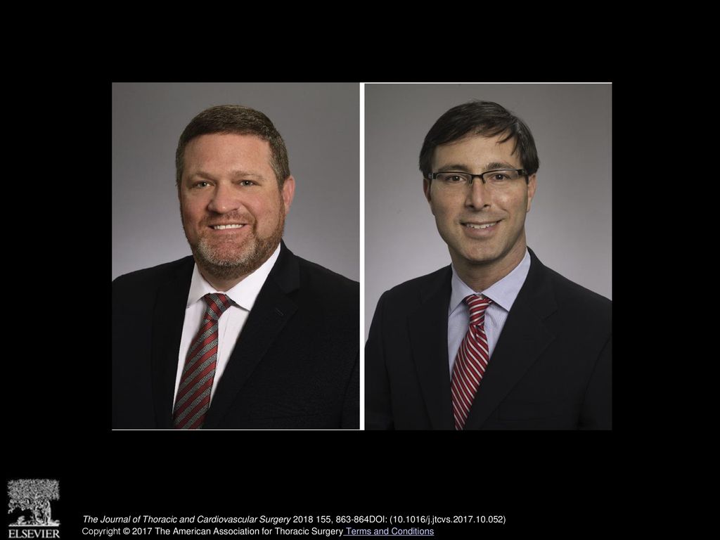 Chadwick W. Stouffer, MD (left), and Michael E. Halkos, MD, MSc (right)