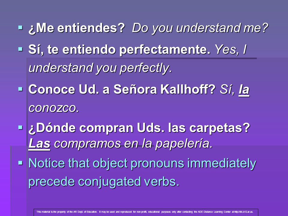 ¿Me entiendes Do you understand me