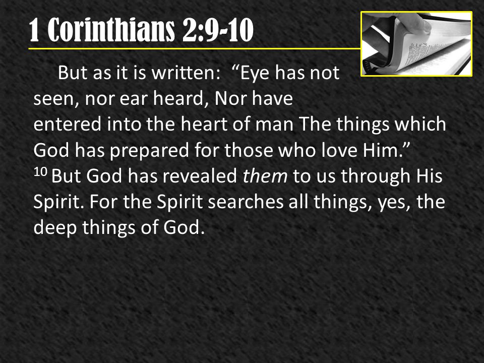 1 Corinthians 2:9-10