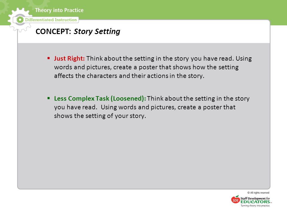 CONCEPT: Story Setting
