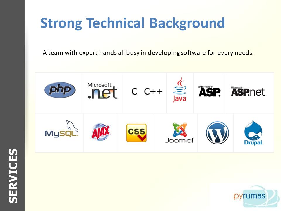 Strong Technical Background