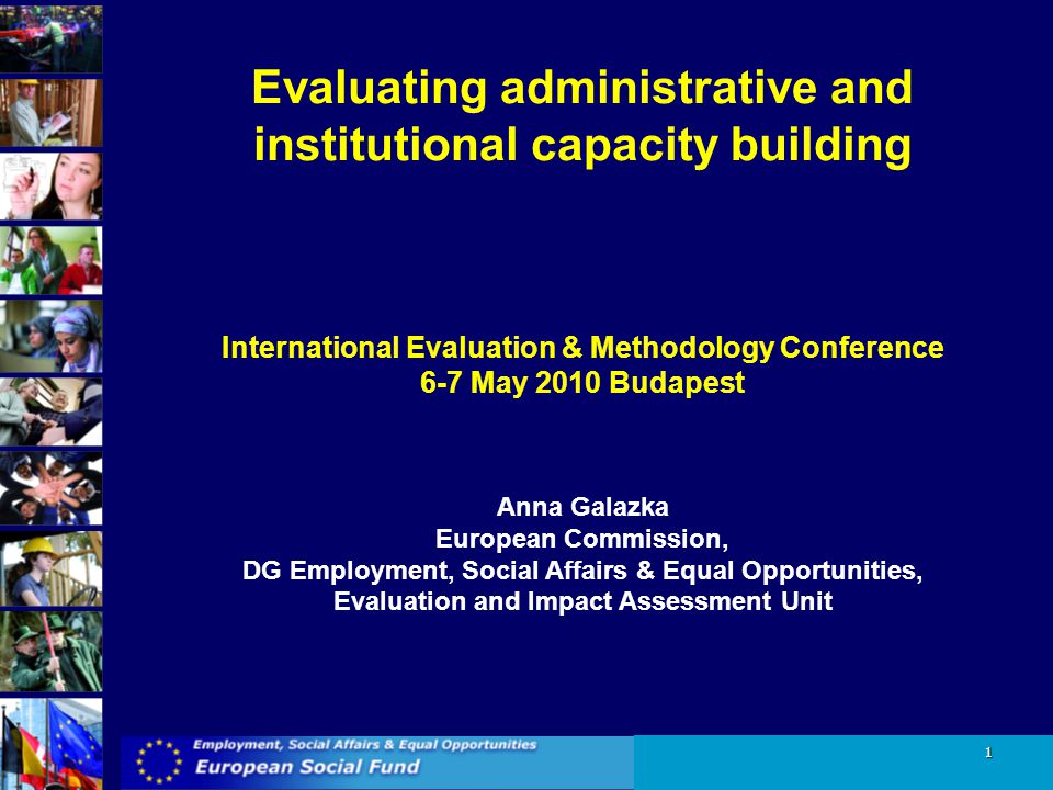 Evaluating administrative and institutional capacity building