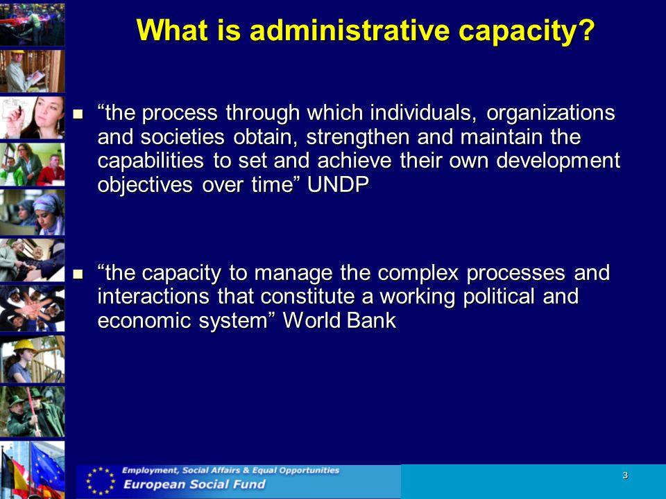 What is administrative capacity