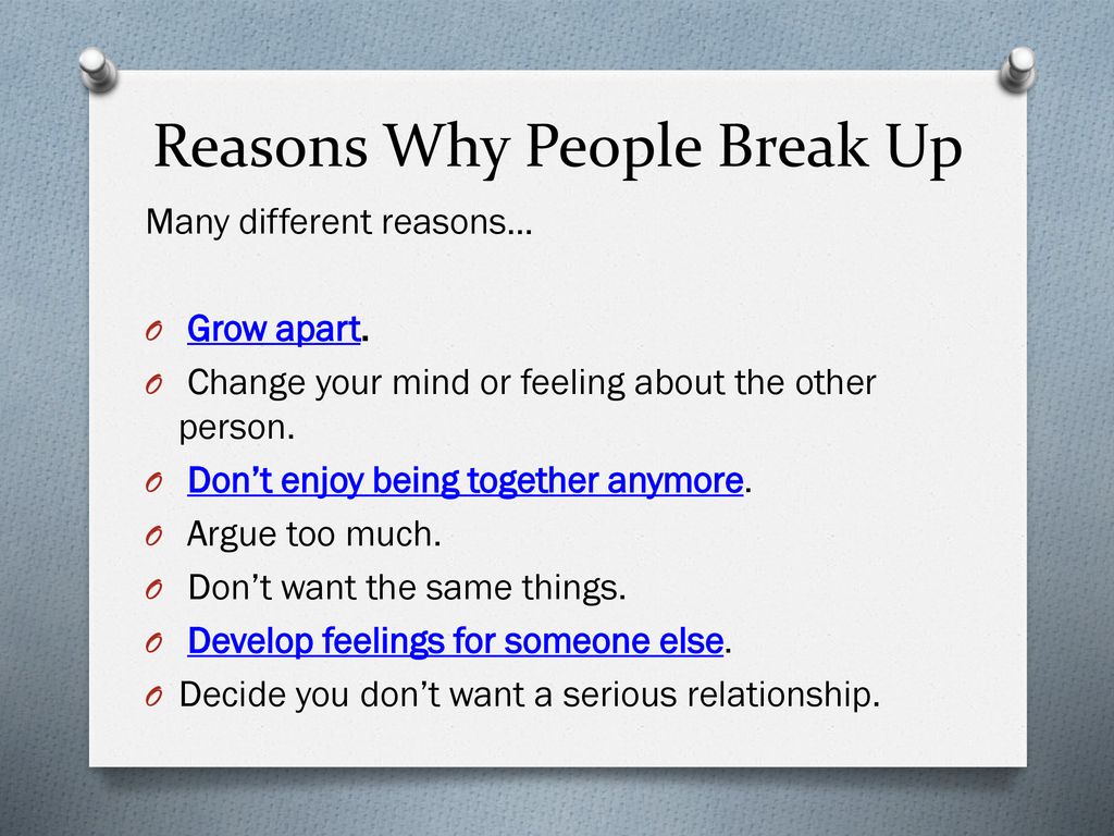 How to break up someone elses relationship. 