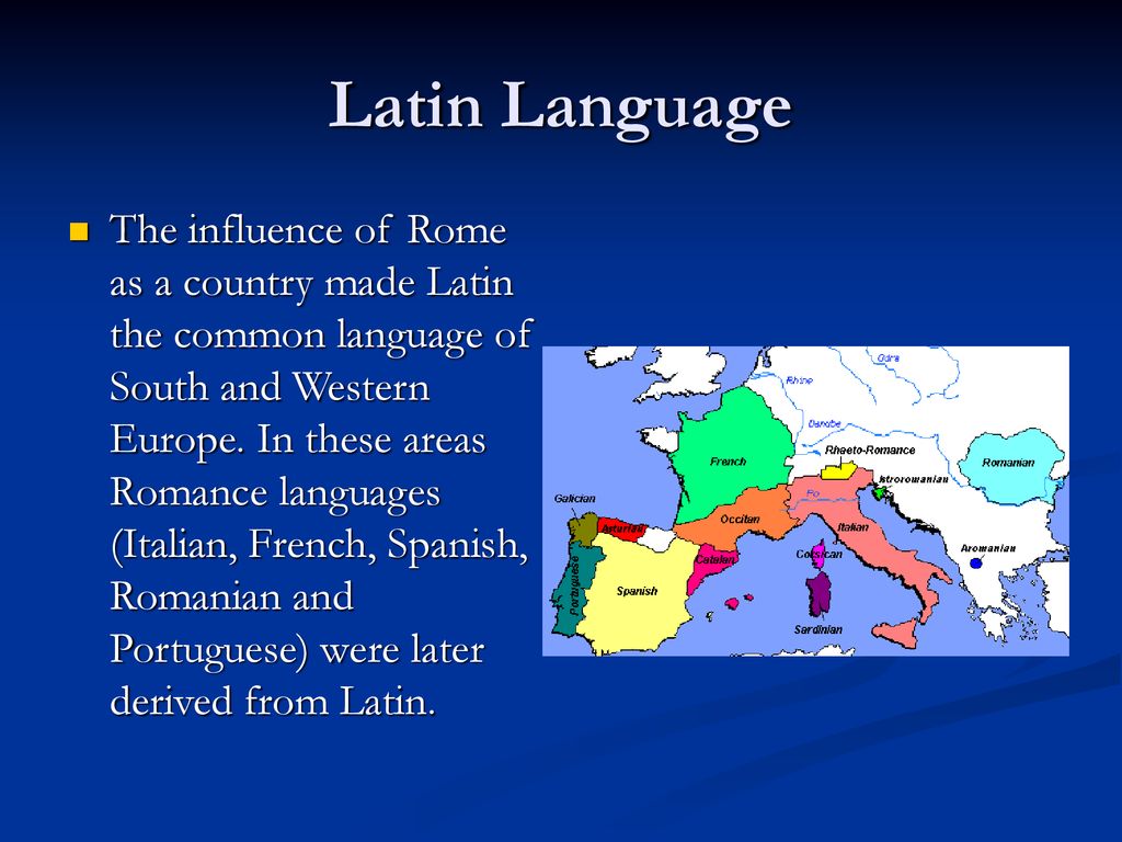 Latins influence today