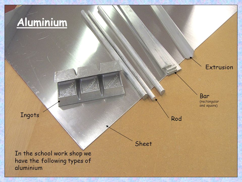 Aluminium Extrusion Bar (rectangular and square) Ingots Rod Sheet