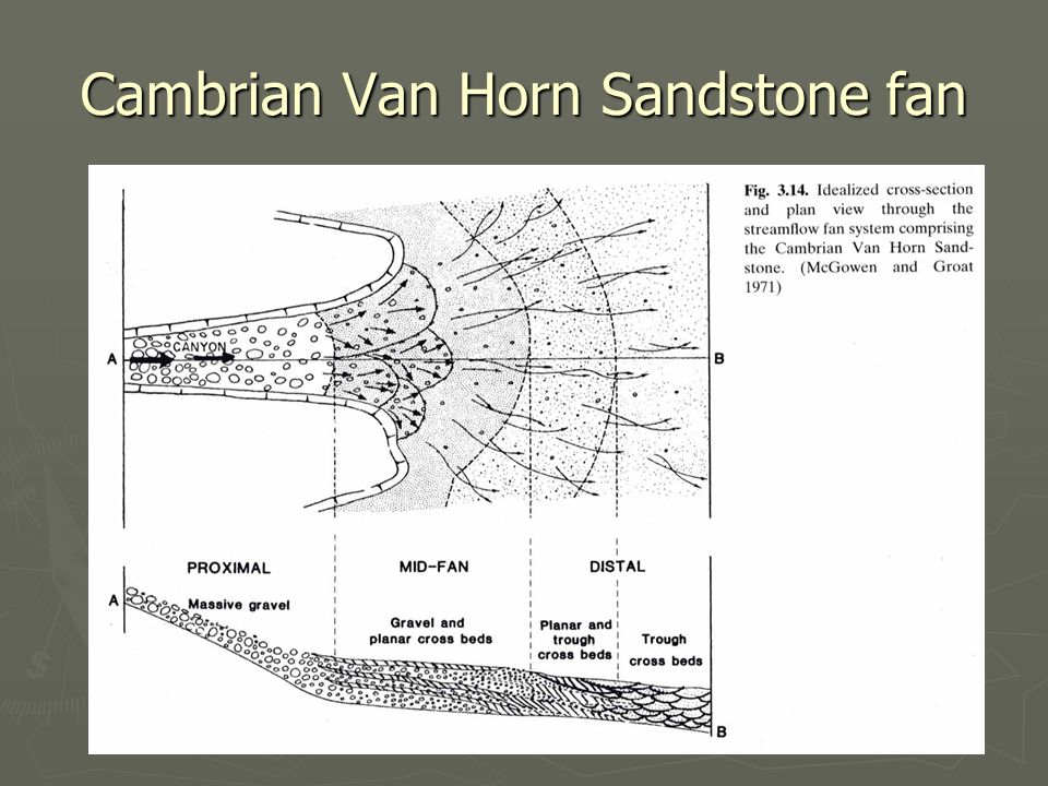 Cambrian Van Horn Sandstone fan