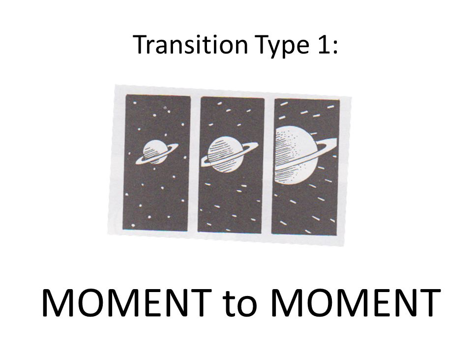 Transition Type 1: MOMENT to MOMENT