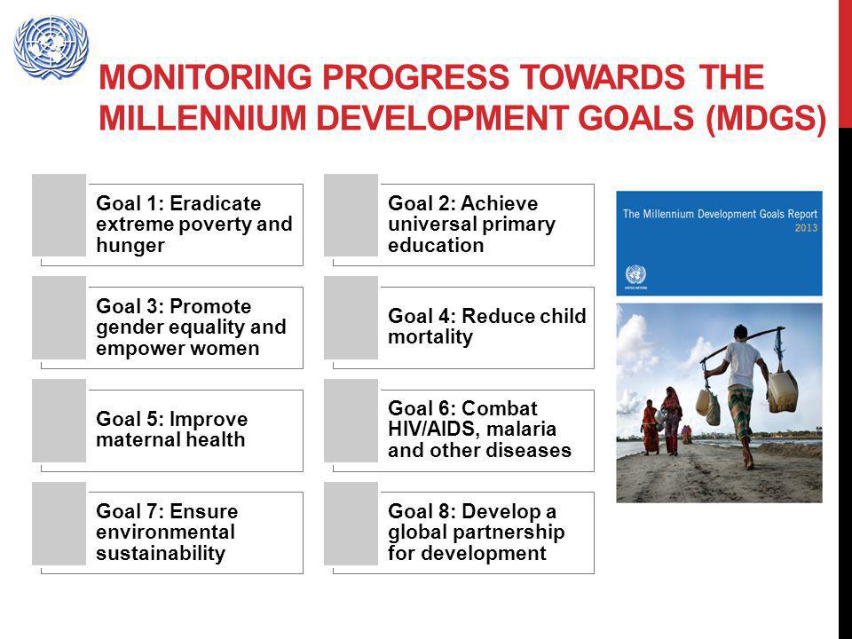 Monitoring progress towards the Millennium Development Goals (MDGs)