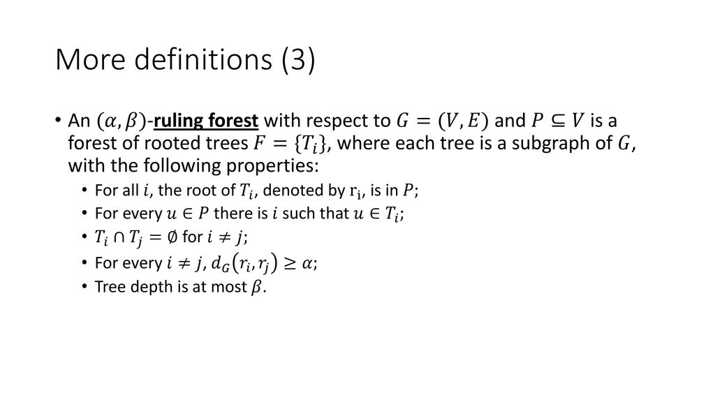 On The Complexity Of Distributed Network Decomposition Ppt Download