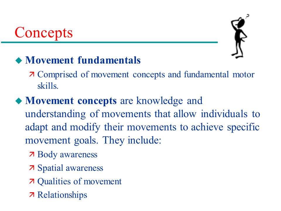 Concepts Movement fundamentals
