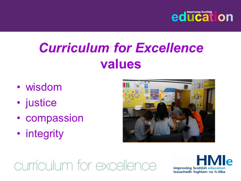 Curriculum for Excellence values