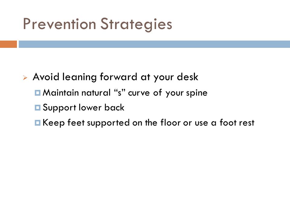 Prevention Strategies