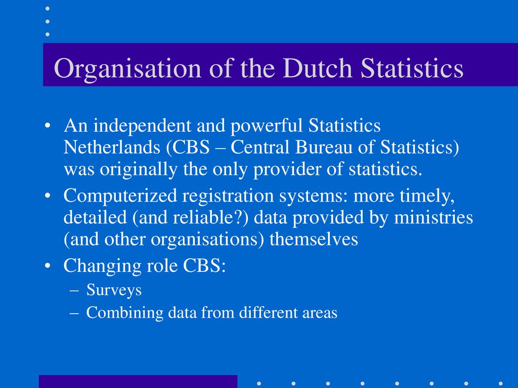 Criminal Justice Statistics in the Netherlands - ppt download