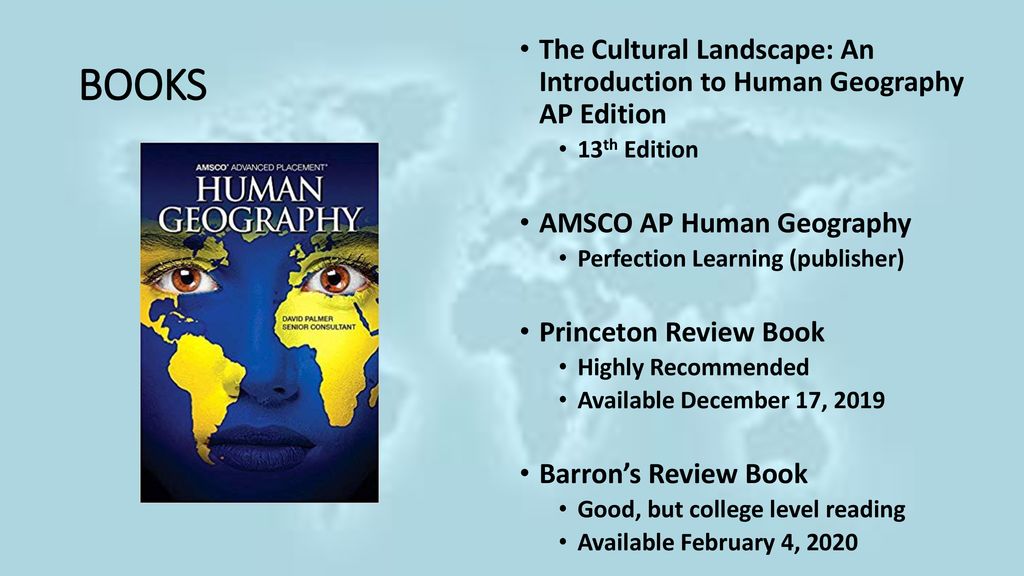 amsco ap human geography online textbook