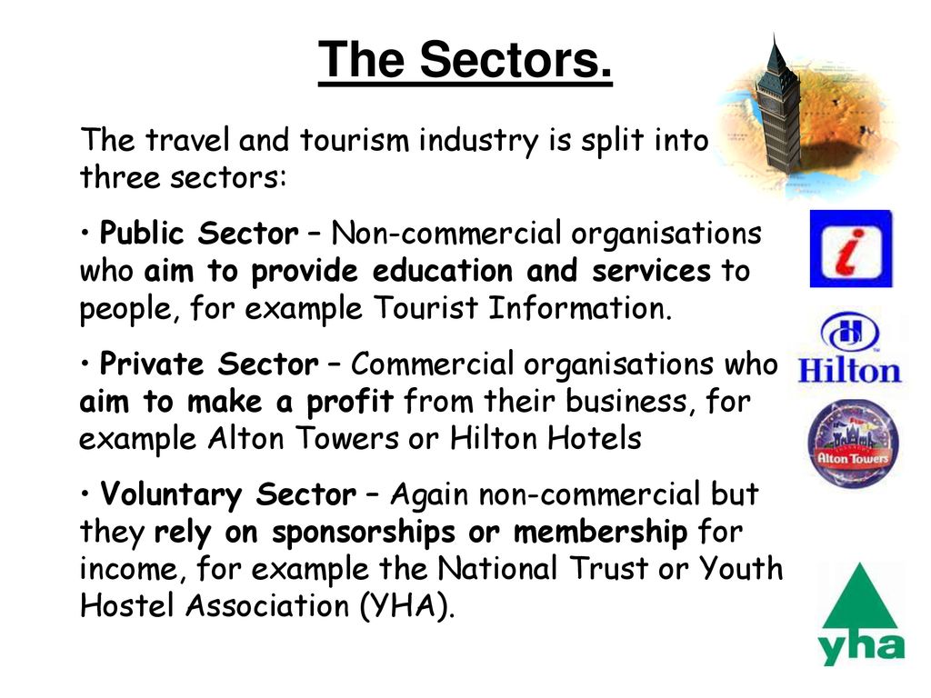 public sector travel and tourism examples