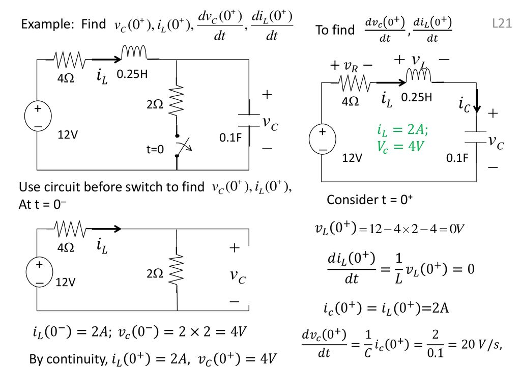 Chapter 8 Second Order Circuits Ppt Download
