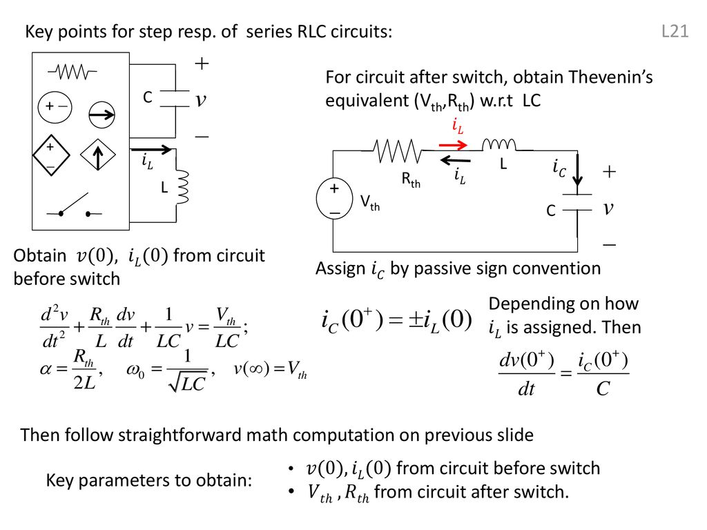 Chapter 8 Second Order Circuits Ppt Download