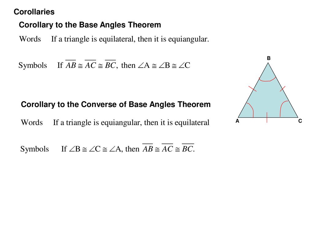  Use Isosceles and Equilateral Triangles - ppt download