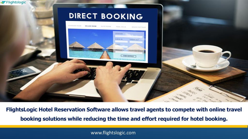FlightsLogic Hotel Reservation Software allows travel agents to compete with online travel booking solutions while reducing the time and effort required for hotel booking.