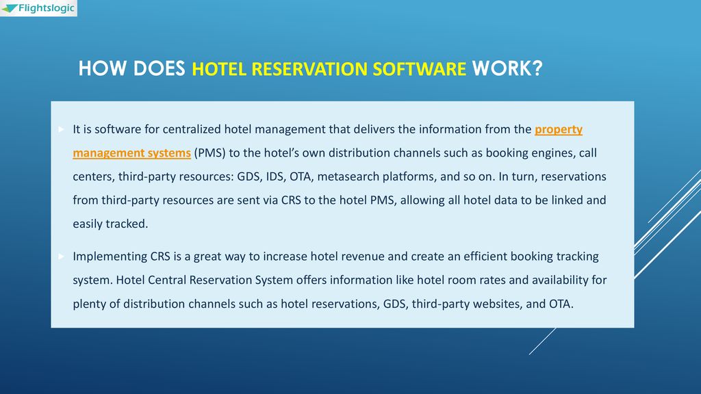 How Does Hotel Reservation Software Work