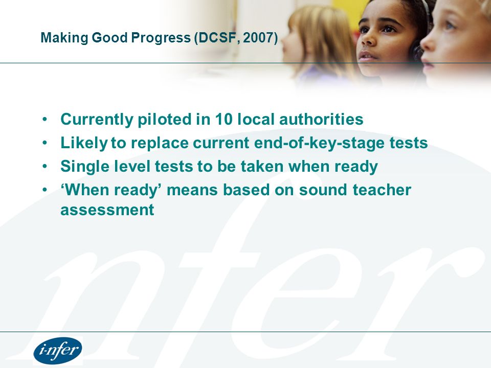 Making Good Progress (DCSF, 2007)