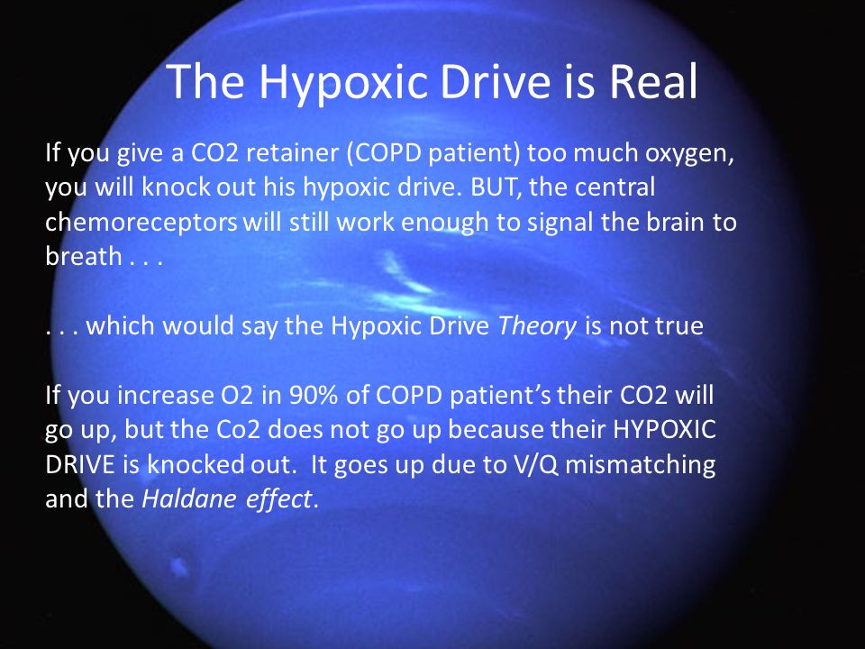 The Hypoxic Drive is Real