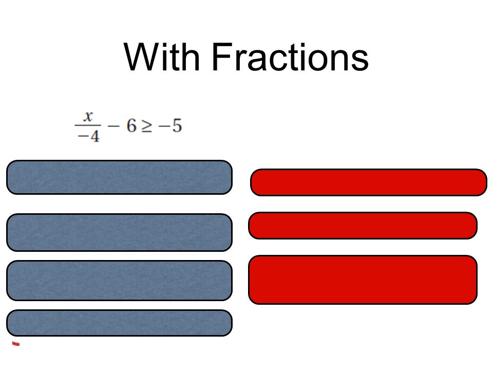 With Fractions