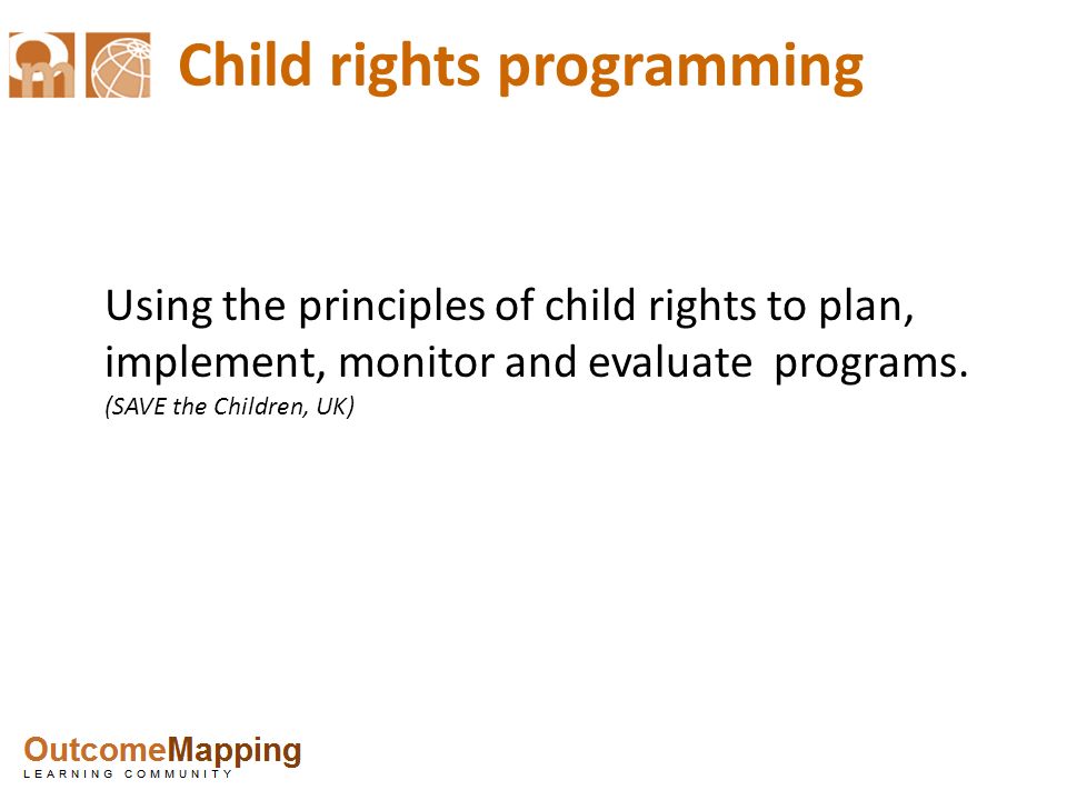 Child rights programming
