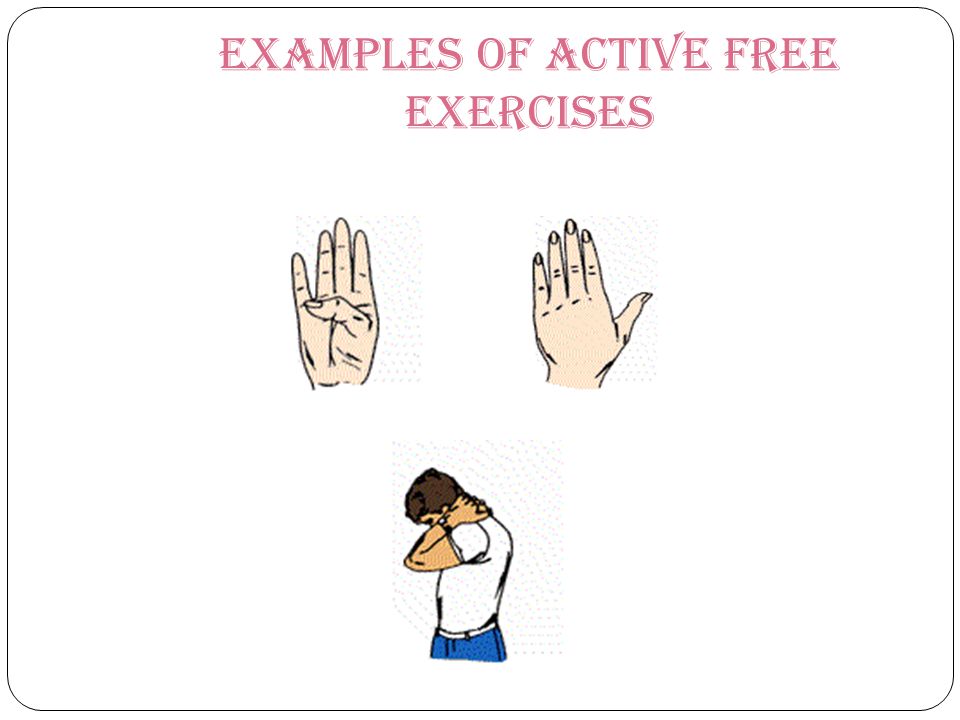Examples of Active Free Exercises
