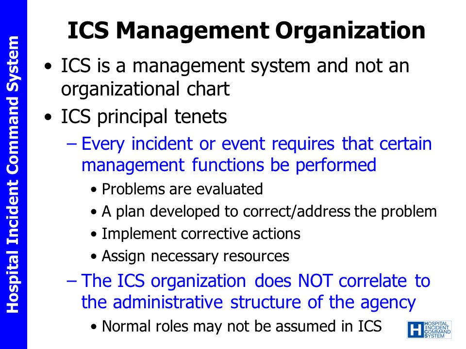 ICS Management Organization