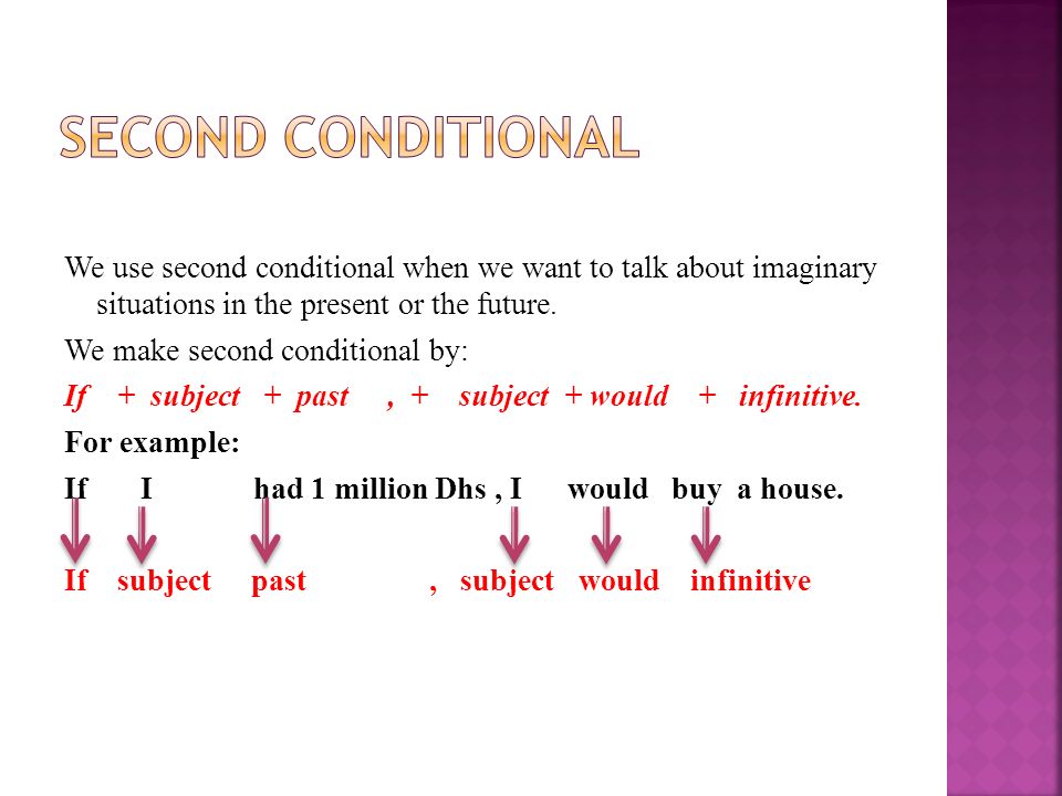 Second conditional
