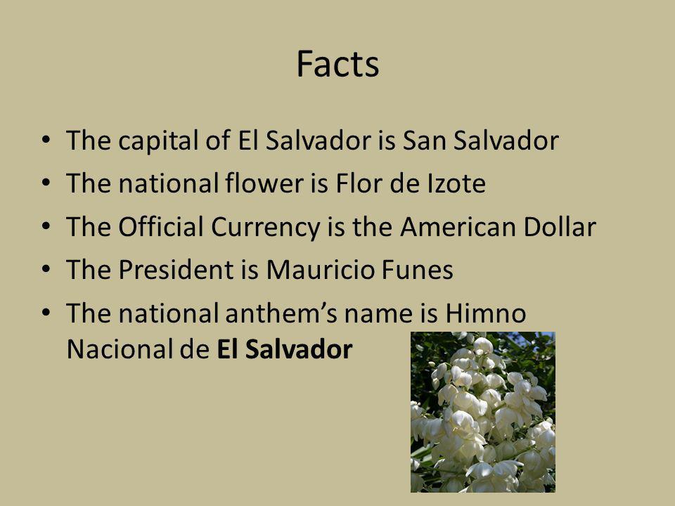 Facts The capital of El Salvador is San Salvador
