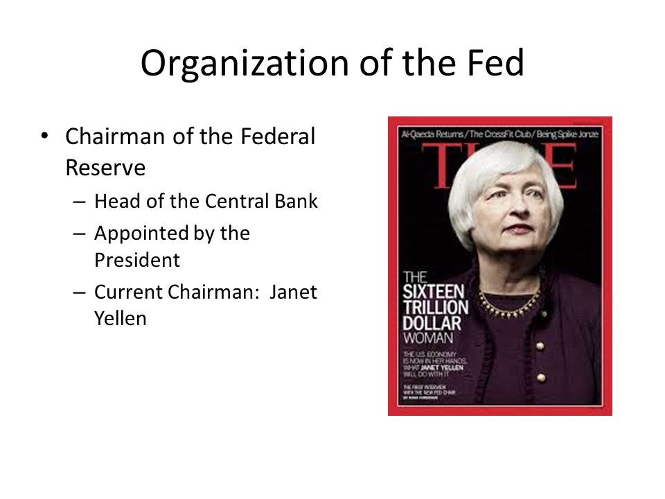 Organization of the Fed