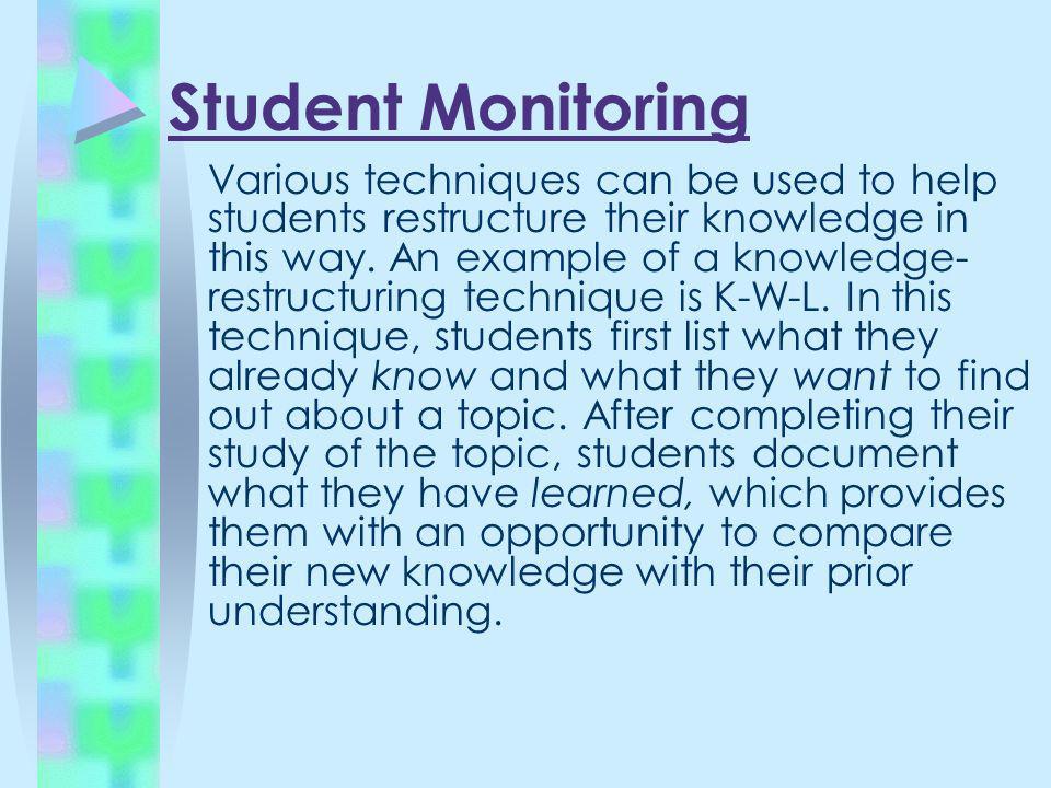 Student Monitoring