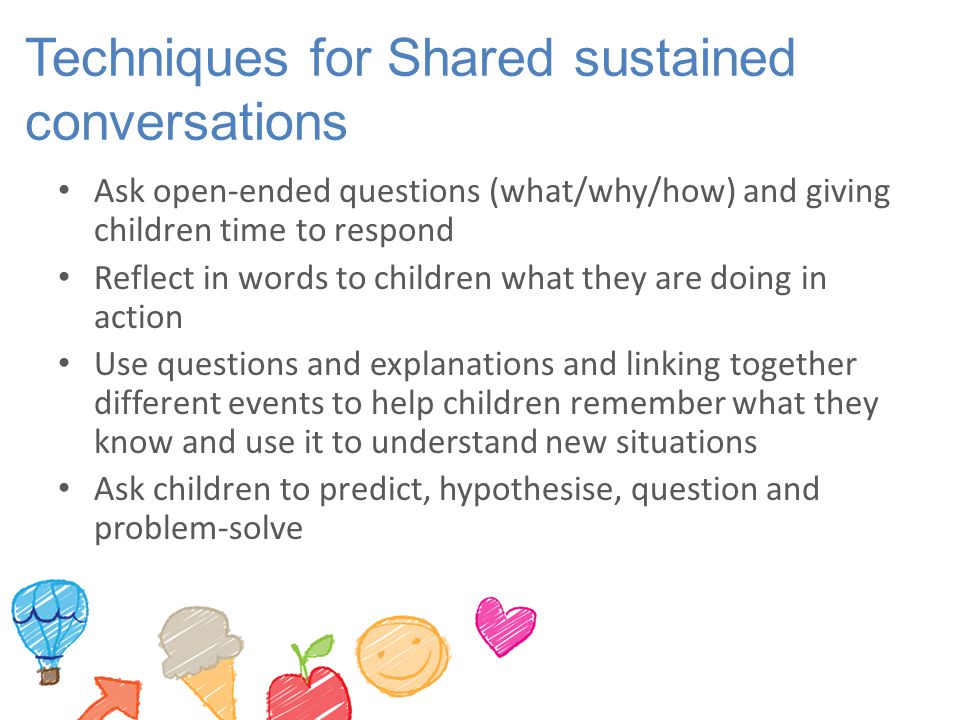 Techniques for Shared sustained conversations
