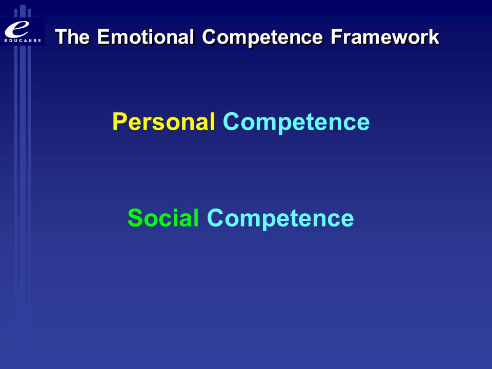 The Emotional Competence Framework