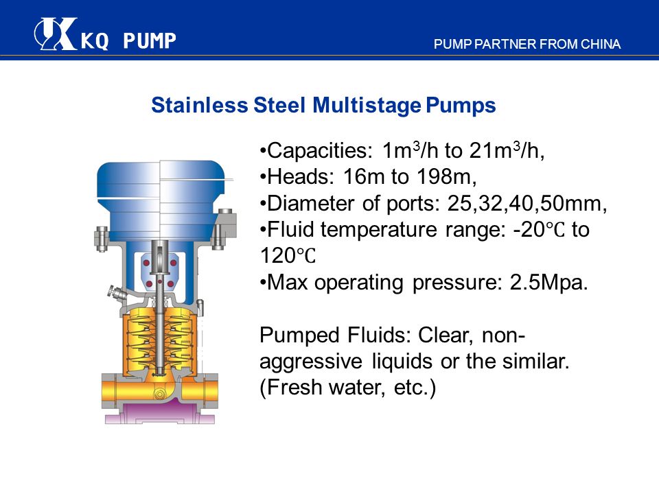Stainless Steel Multistage Pumps