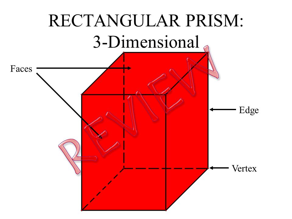 RECTANGULAR PRISM: 3-Dimensional