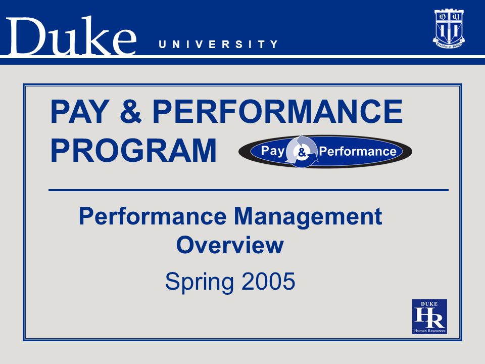 What is Pay & Performance