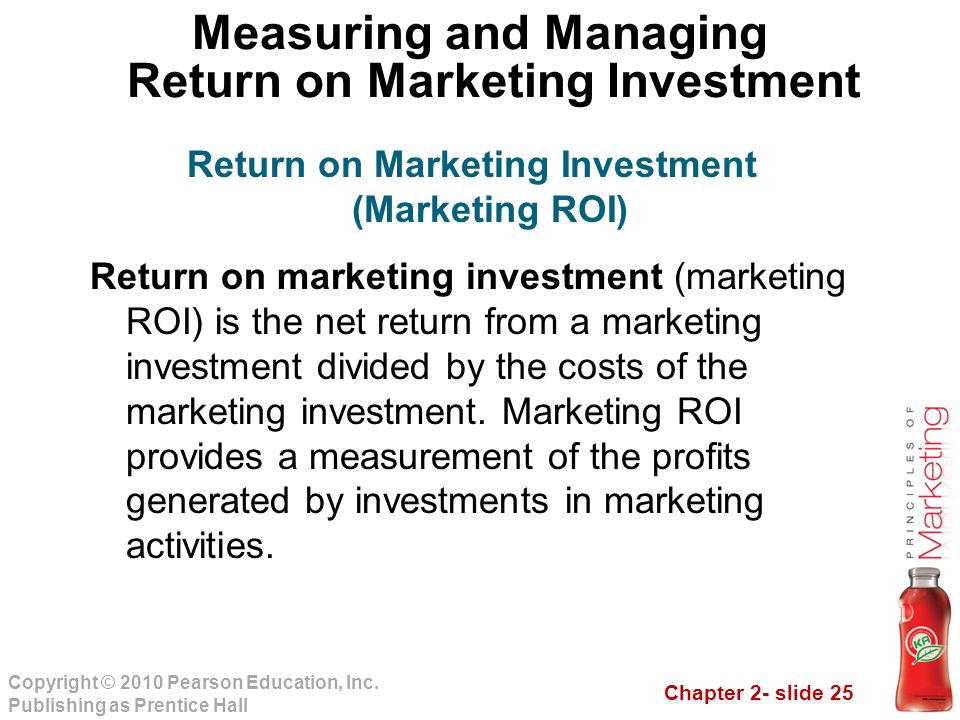 Measuring and Managing Return on Marketing Investment