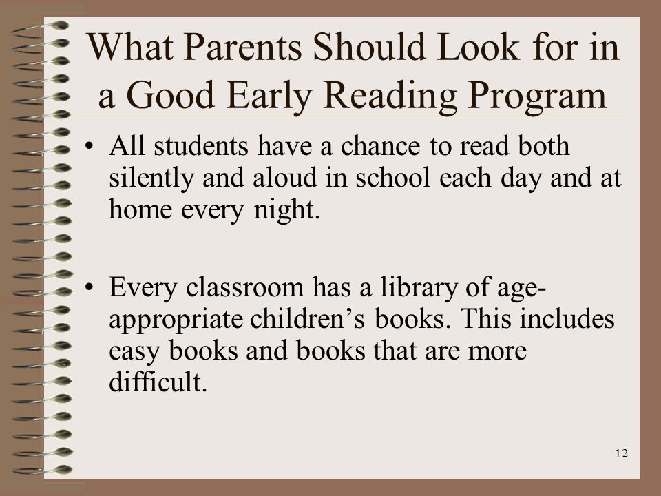 What Parents Should Look for in a Good Early Reading Program