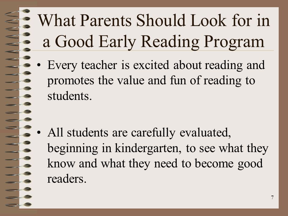 What Parents Should Look for in a Good Early Reading Program