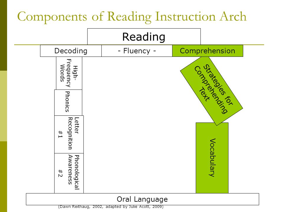 Components of Reading Instruction Arch