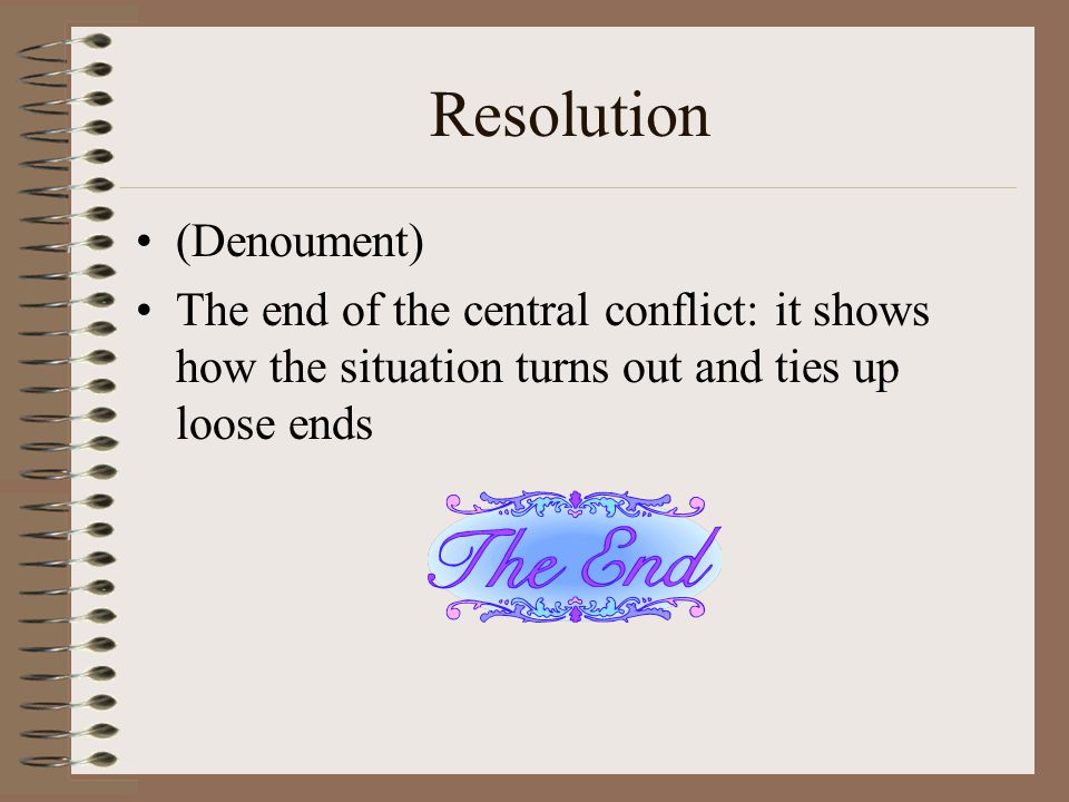 Resolution (Denoument)