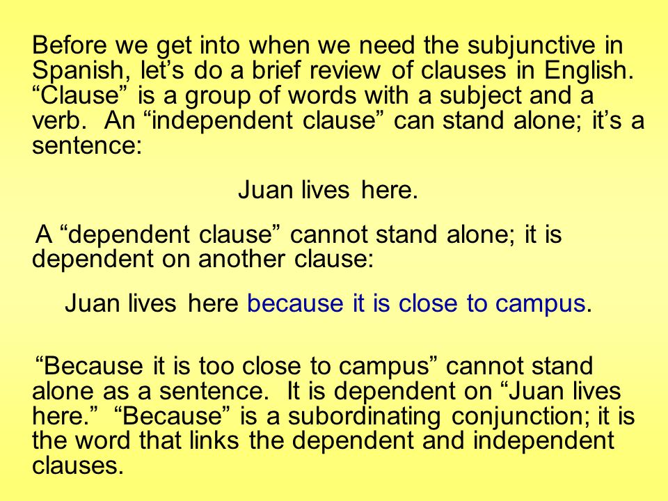 Juan lives here because it is close to campus.