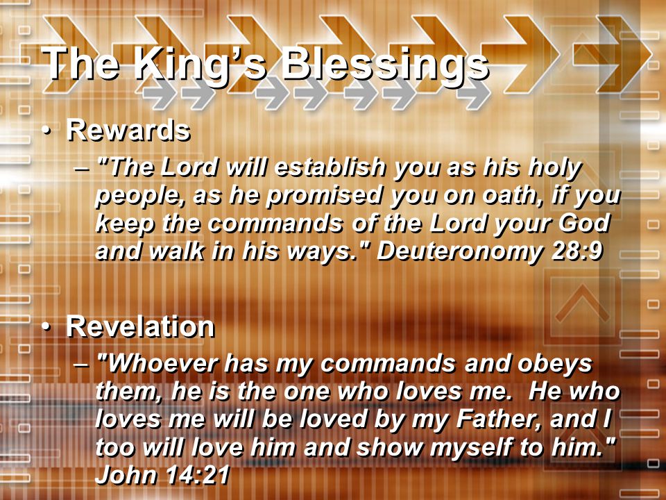 The King’s Blessings Rewards Revelation